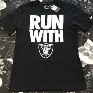 RARE NIKE DRI-FIT SPIRIT OAKLAND RAIDERS LAS VEGAS SHIRT SIZE MENS M